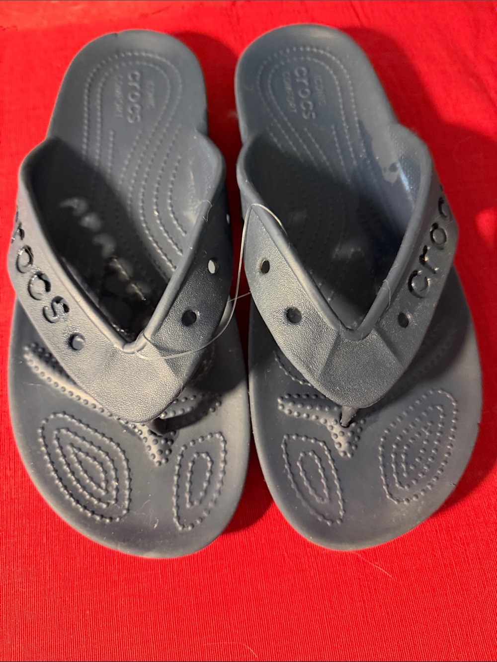 CROCS Navy Blue Women's Thong Sandals
